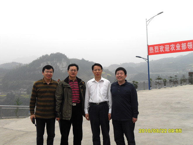 农业农村部张天佐总师、陈章全司长到重庆69指导工作