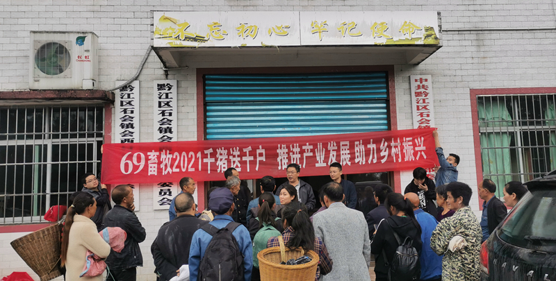 69畜牧免费送千猪到黔江千家贫困户